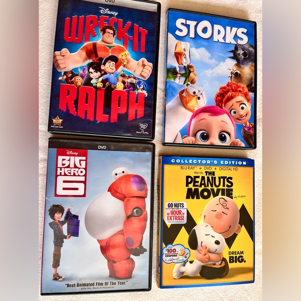 Disney Animated Movie DVD Set